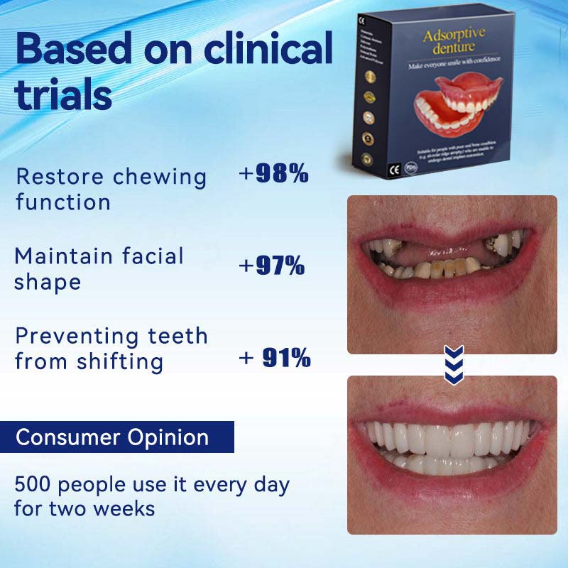 Premium handmade customized adsorptive denture