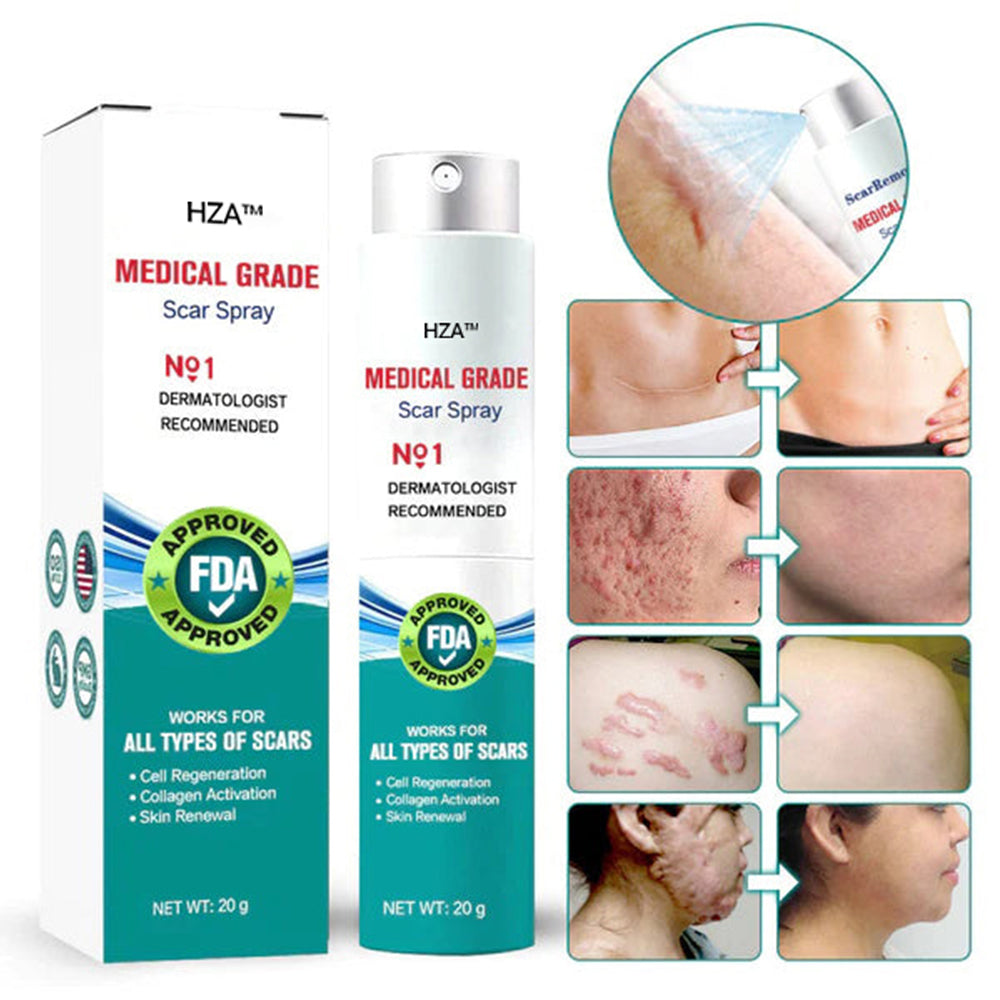 HZA™❤️Advanced Scar Spray For All Types of Scars - For example Acne Scars, Surgical Scars and Stretch Marks ⚡️⚡️⚡️