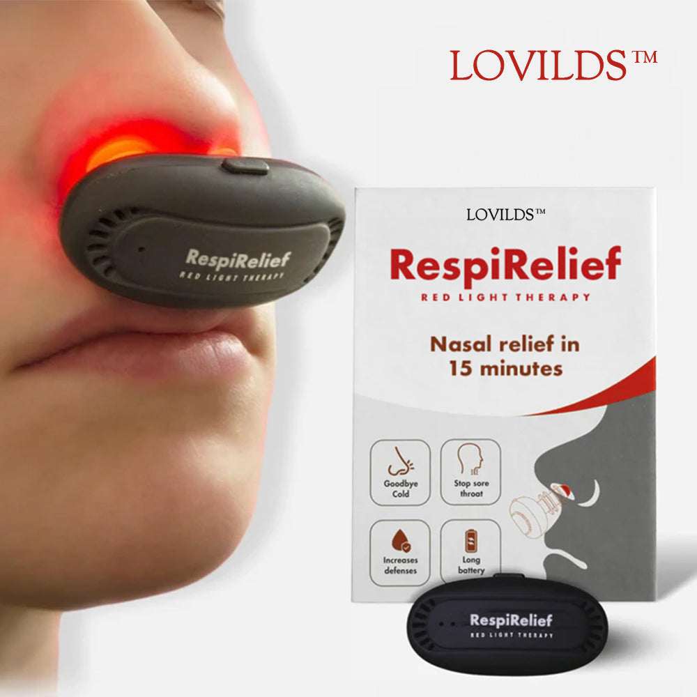 LOVILDS™ RespiRelief Red Light Nasal Therapy Instrument