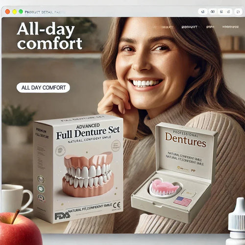 NESLEMYā¢-š¦·Advanced Customized Full Denture Set𦷠(ā°Limited time discount last 30 minutesā°)