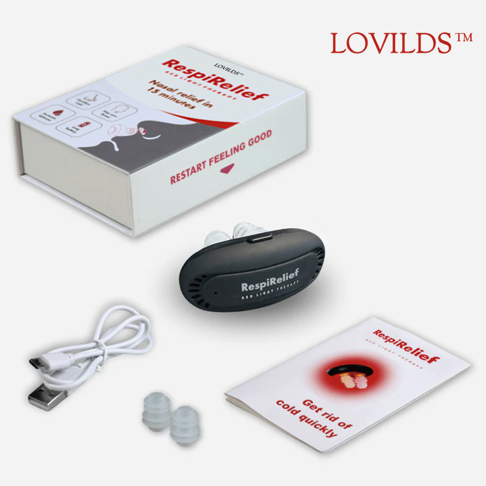 LOVILDS™ RespiRelief Red Light Nasal Therapy Instrument