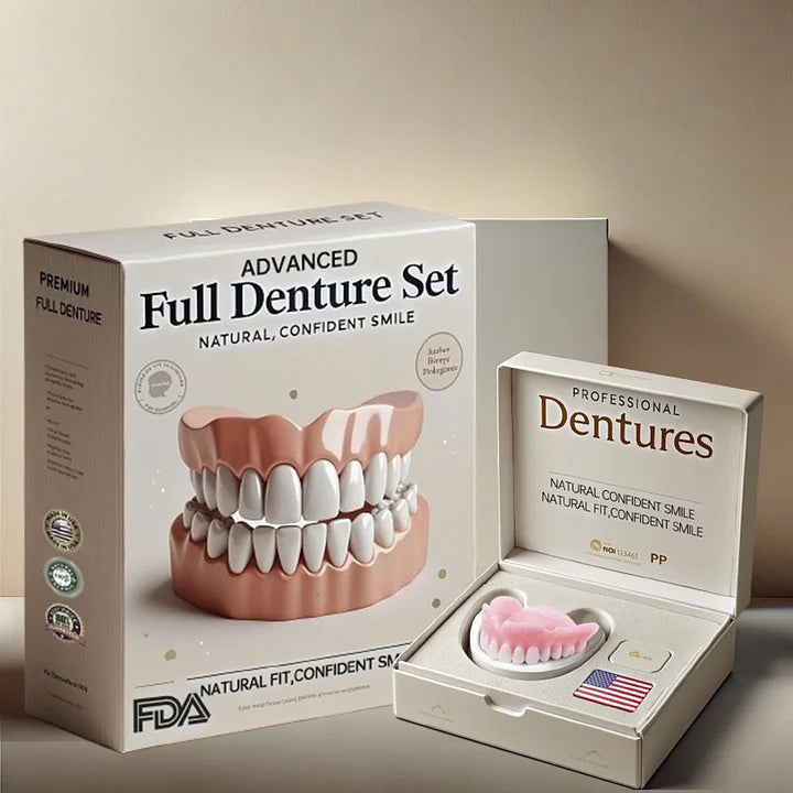 NESLEMYā¢-š¦·Advanced Customized Full Denture Set𦷠(ā°Limited time discount last 30 minutesā°)