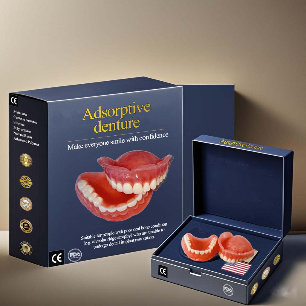 Premium handmade customized adsorptive denture
