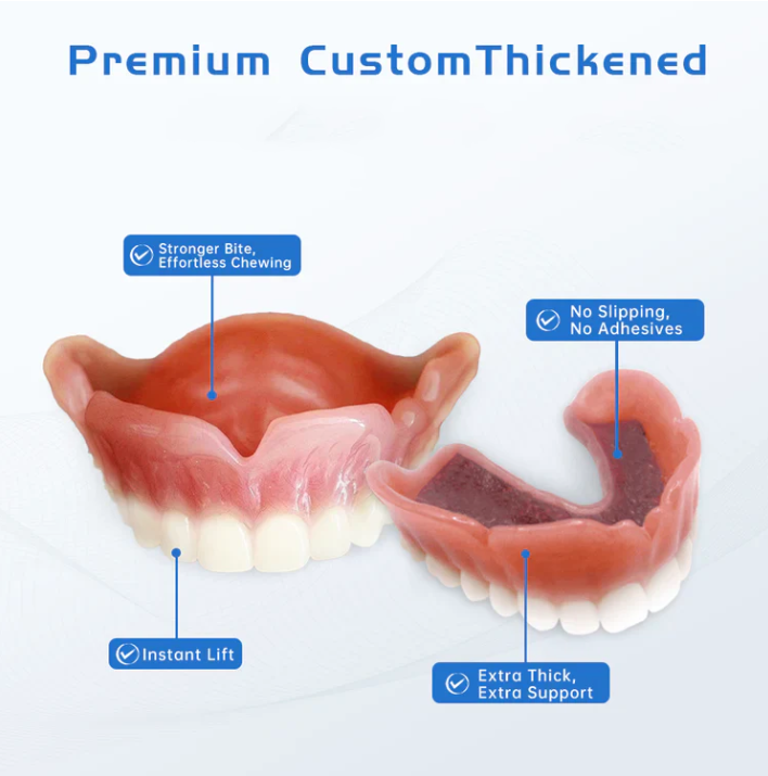 Premium handmade customized adsorptive denture