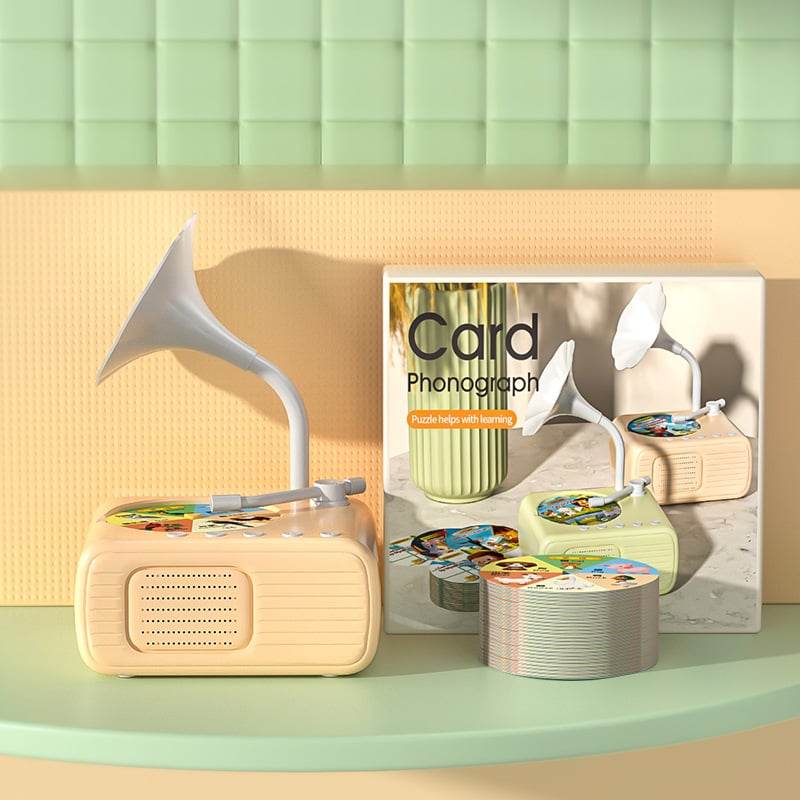 🎶Kids Phonograph with 99 Cards💖Christmas limited time offer 45% off💖Early Education Phonograph Story Machine