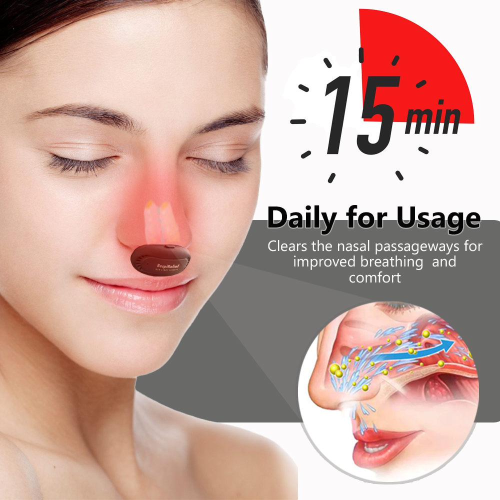 LOVILDS™ RespiRelief Red Light Nasal Therapy Instrument