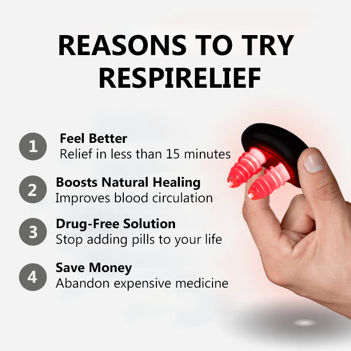 LOVILDS™ RespiRelief Red Light Nasal Therapy Instrument