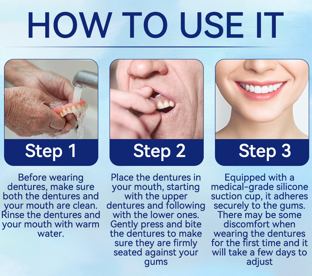 Premium handmade customized adsorptive denture