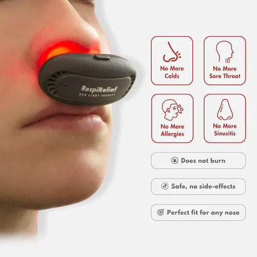 LOVILDS™ RespiRelief Red Light Nasal Therapy Instrument