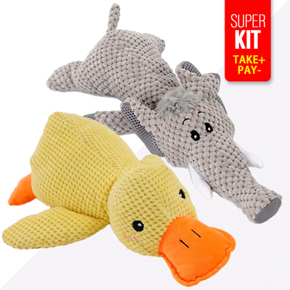 🦆Best Pet Supplies Crinkle Duck Plush🦁