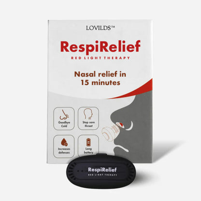 LOVILDS™ RespiRelief Red Light Nasal Therapy Instrument