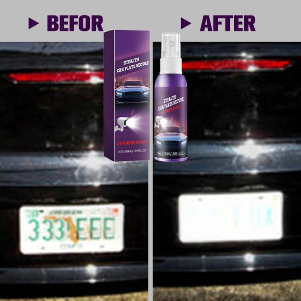 [Official Store]  -QIAWI™ Car License Plate Invisible Spray🚘💨